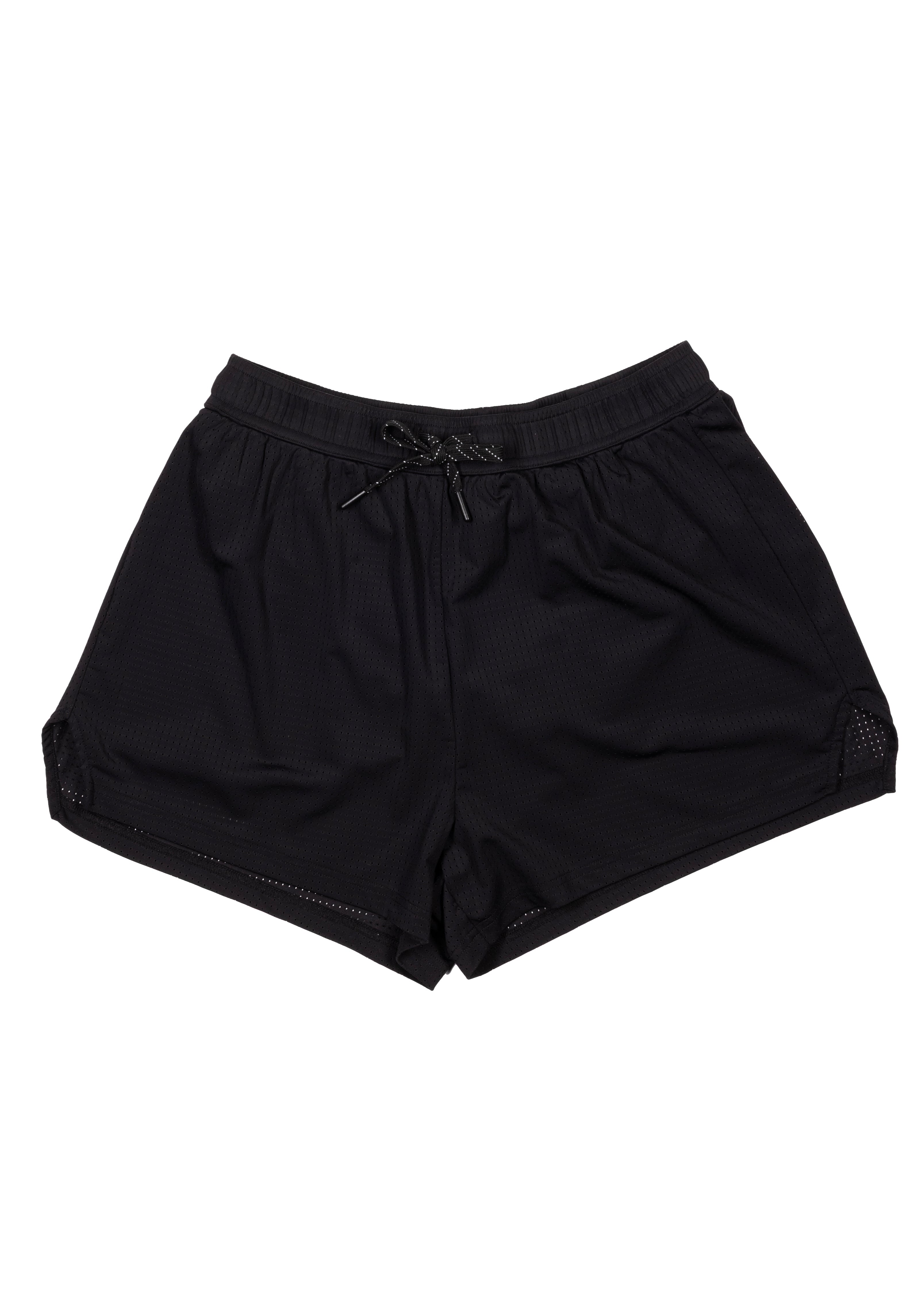 NORO 3" SPLIT SHORTS - BLACK