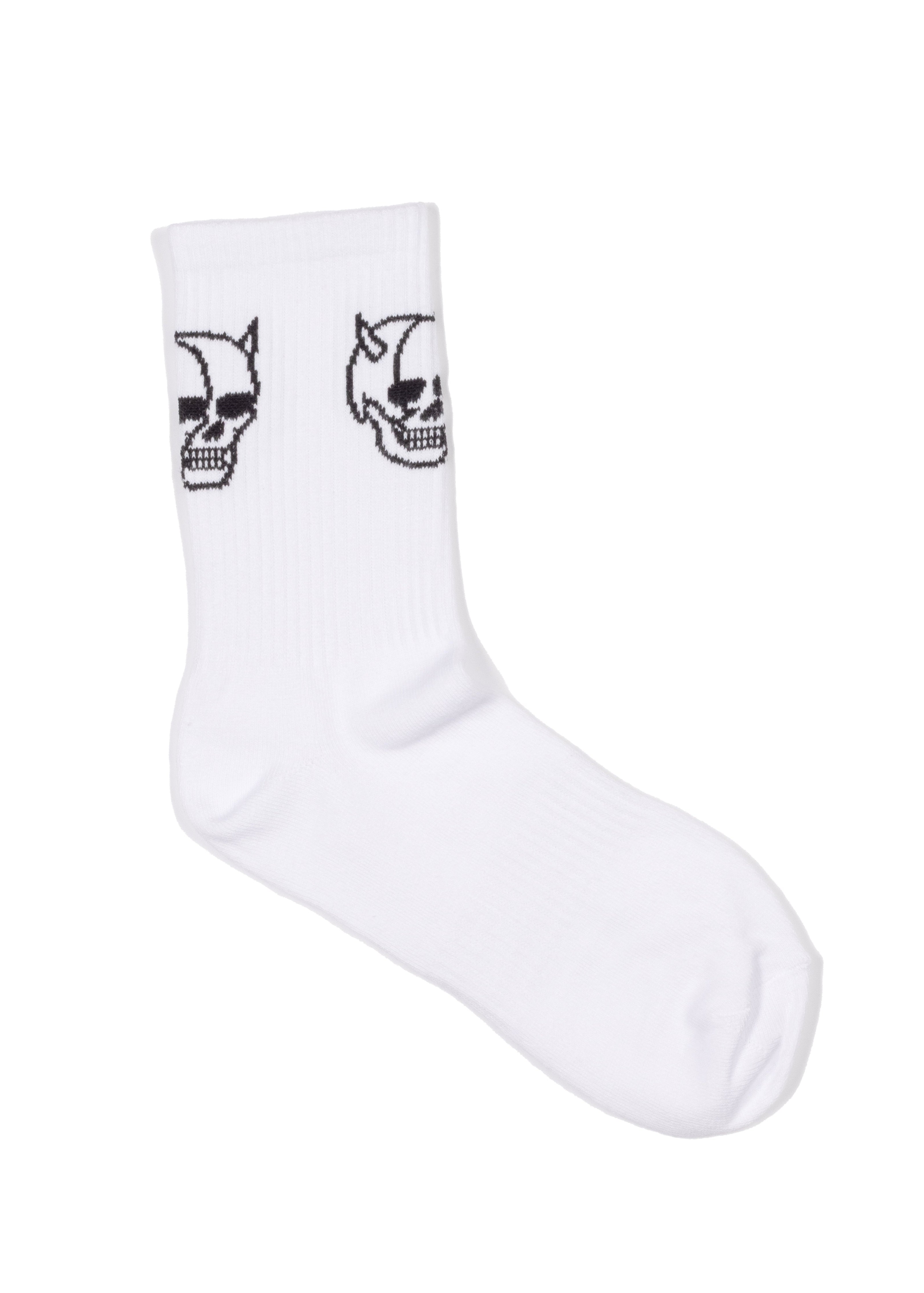 DOUBLE TROUBLE SOCKS - WHITE