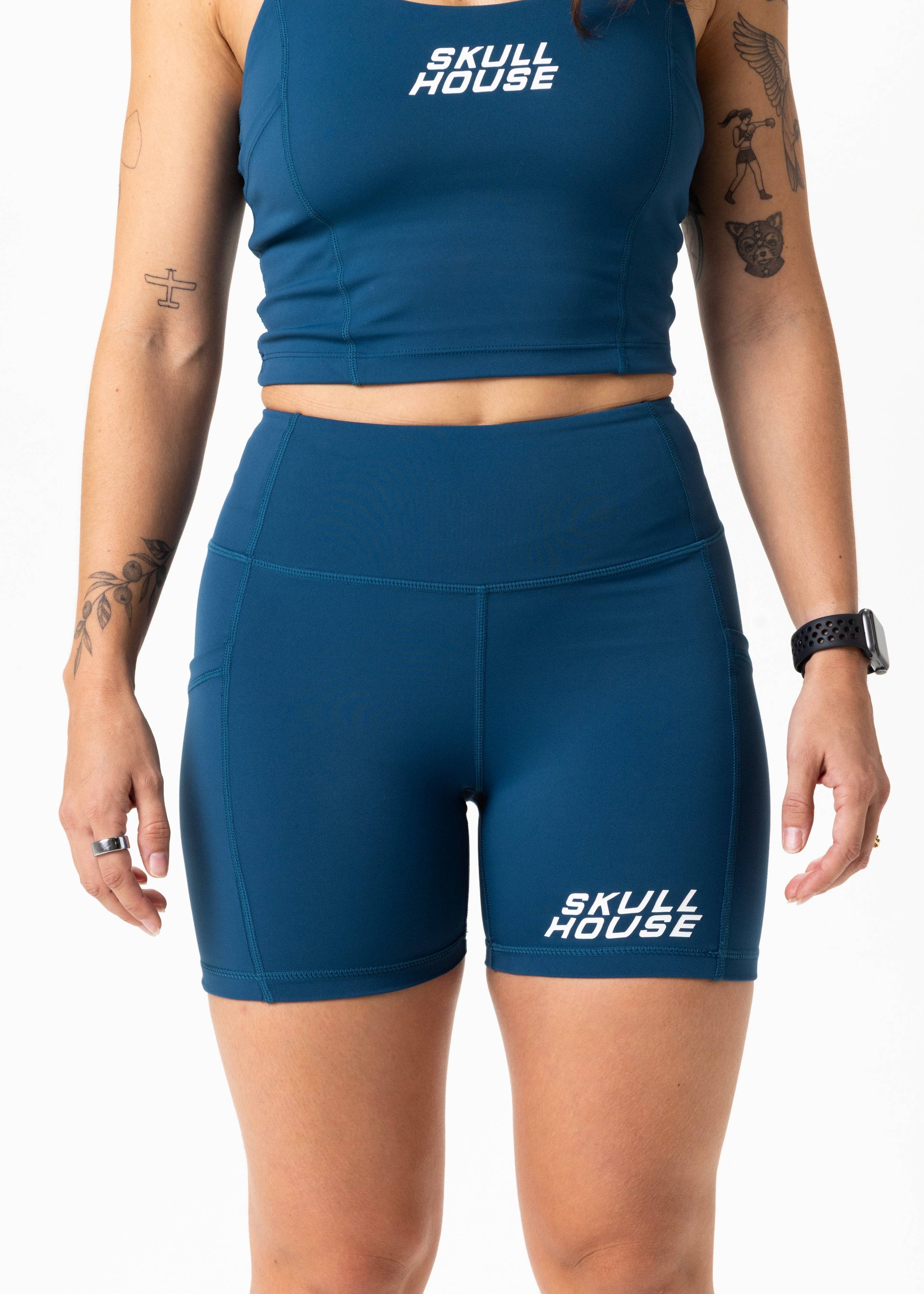 PHANTOM HIGH WAIST 5" COMPRESSION - NITRO BLUE