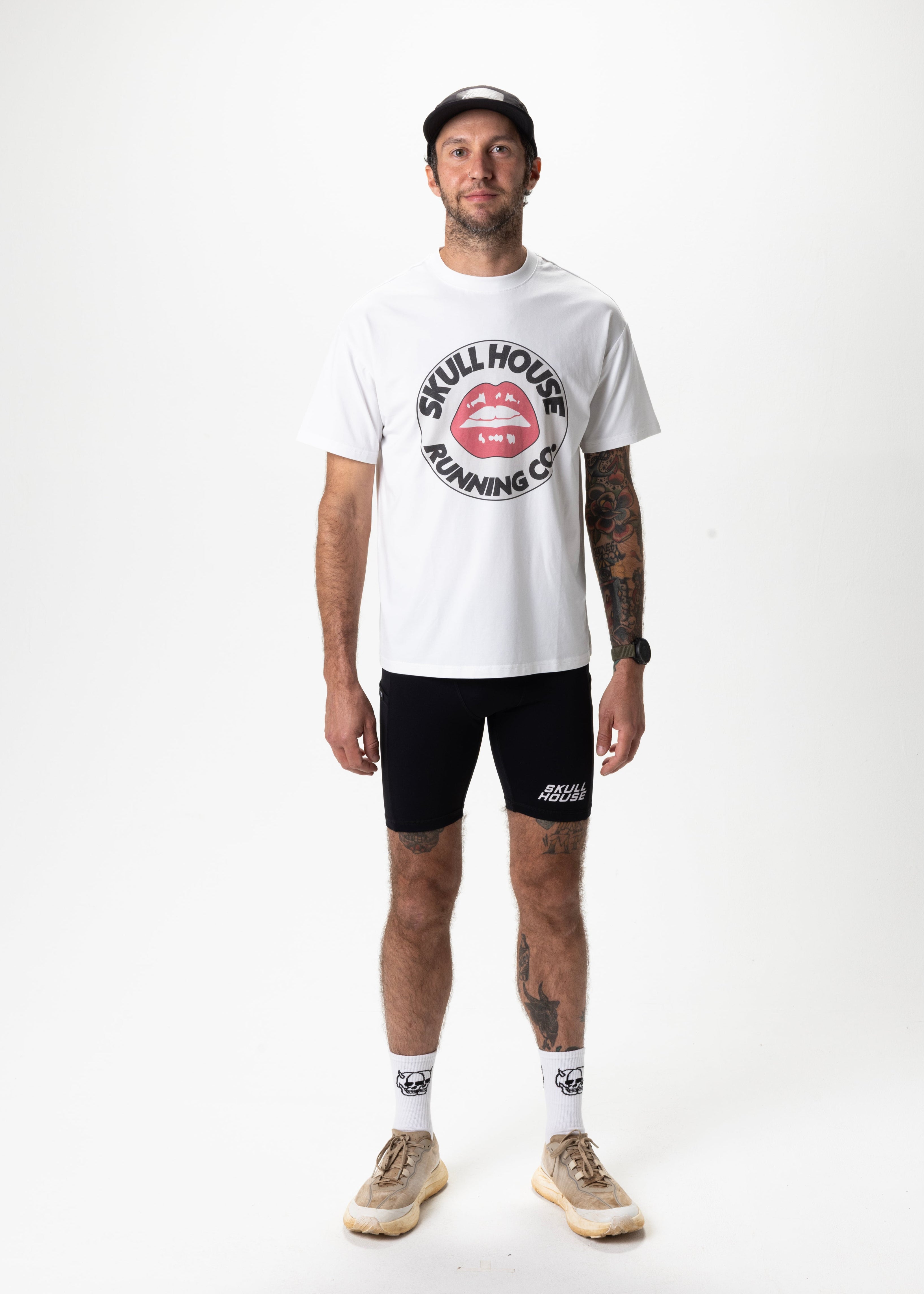 LOUD MOUTH TEE, UNISEX - WHITE