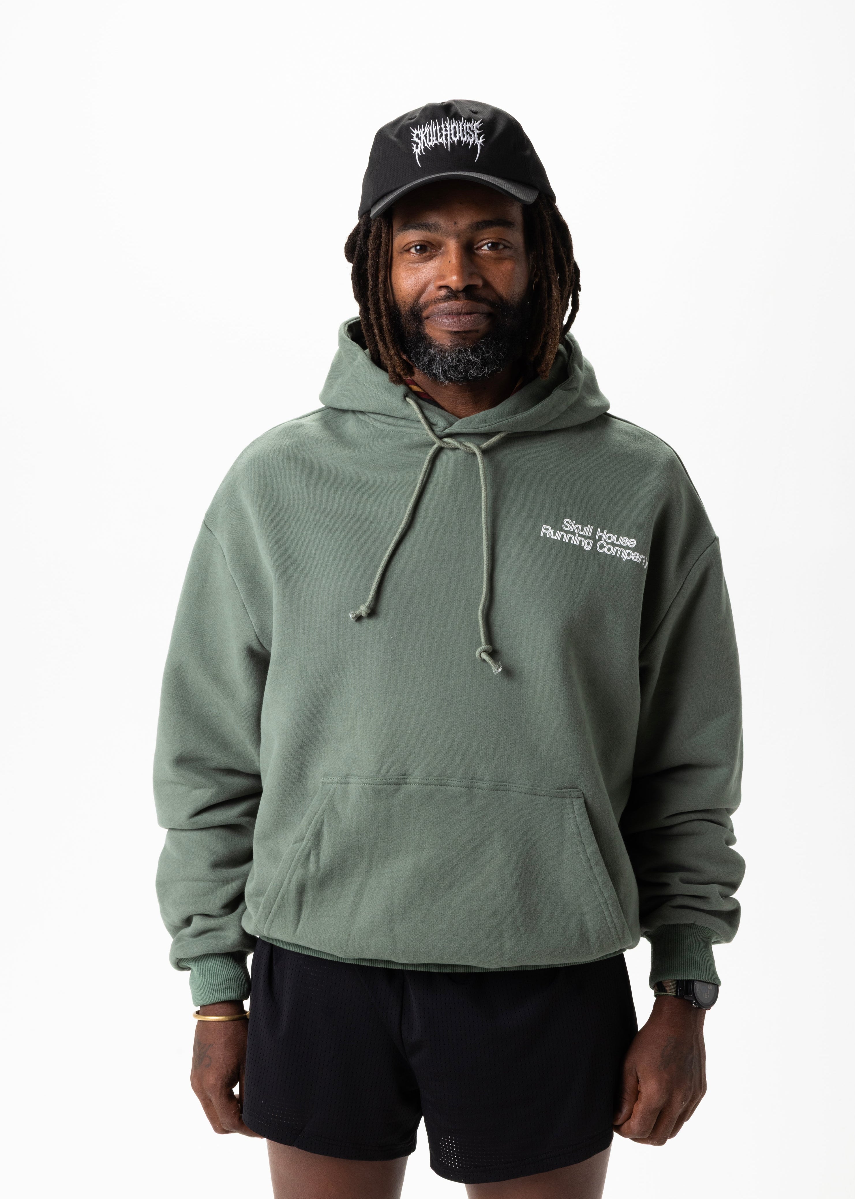 DIMENSIONS HOODIE, UNISEX - FOREST GREEN