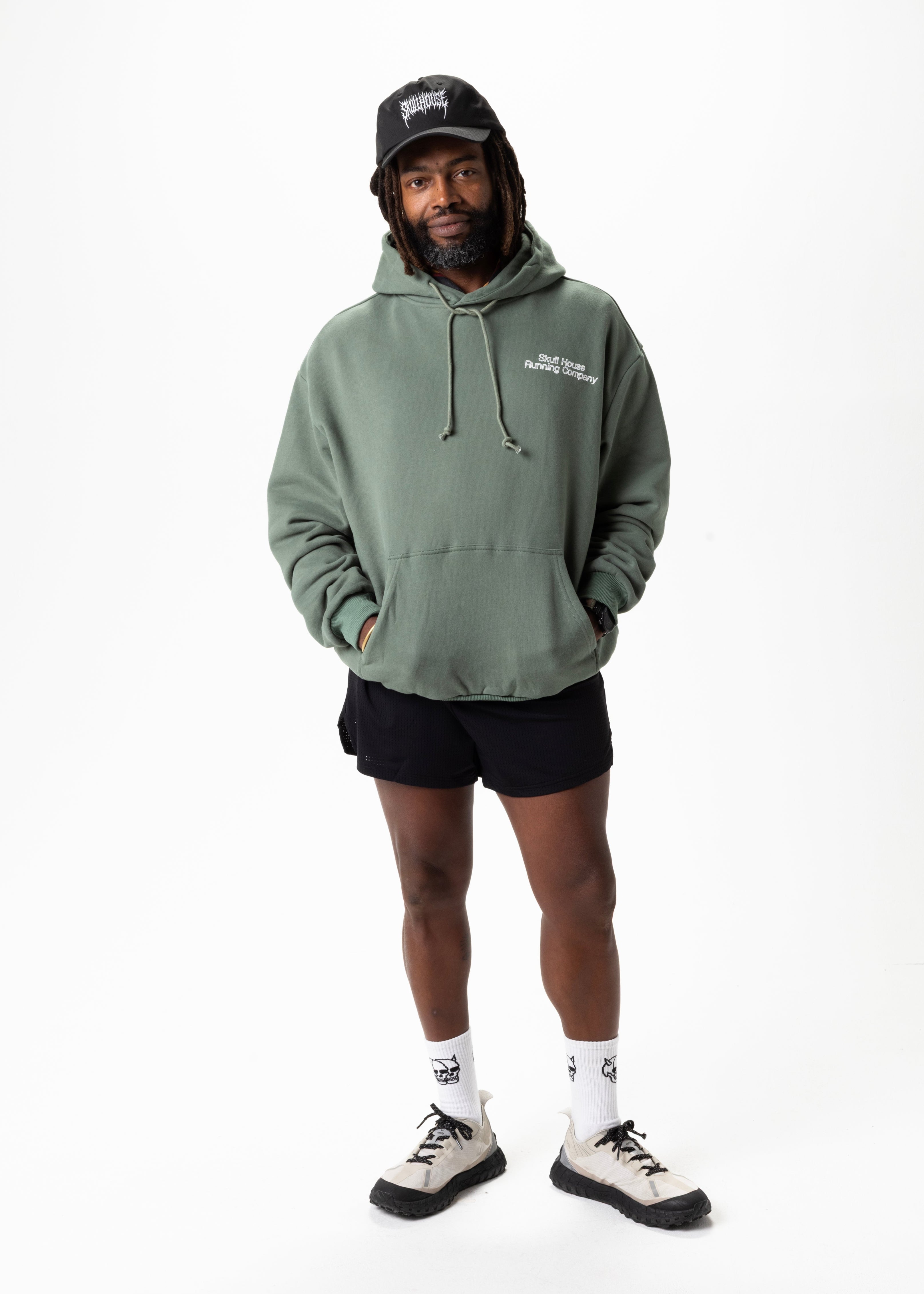 DIMENSIONS HOODIE, UNISEX - FOREST GREEN