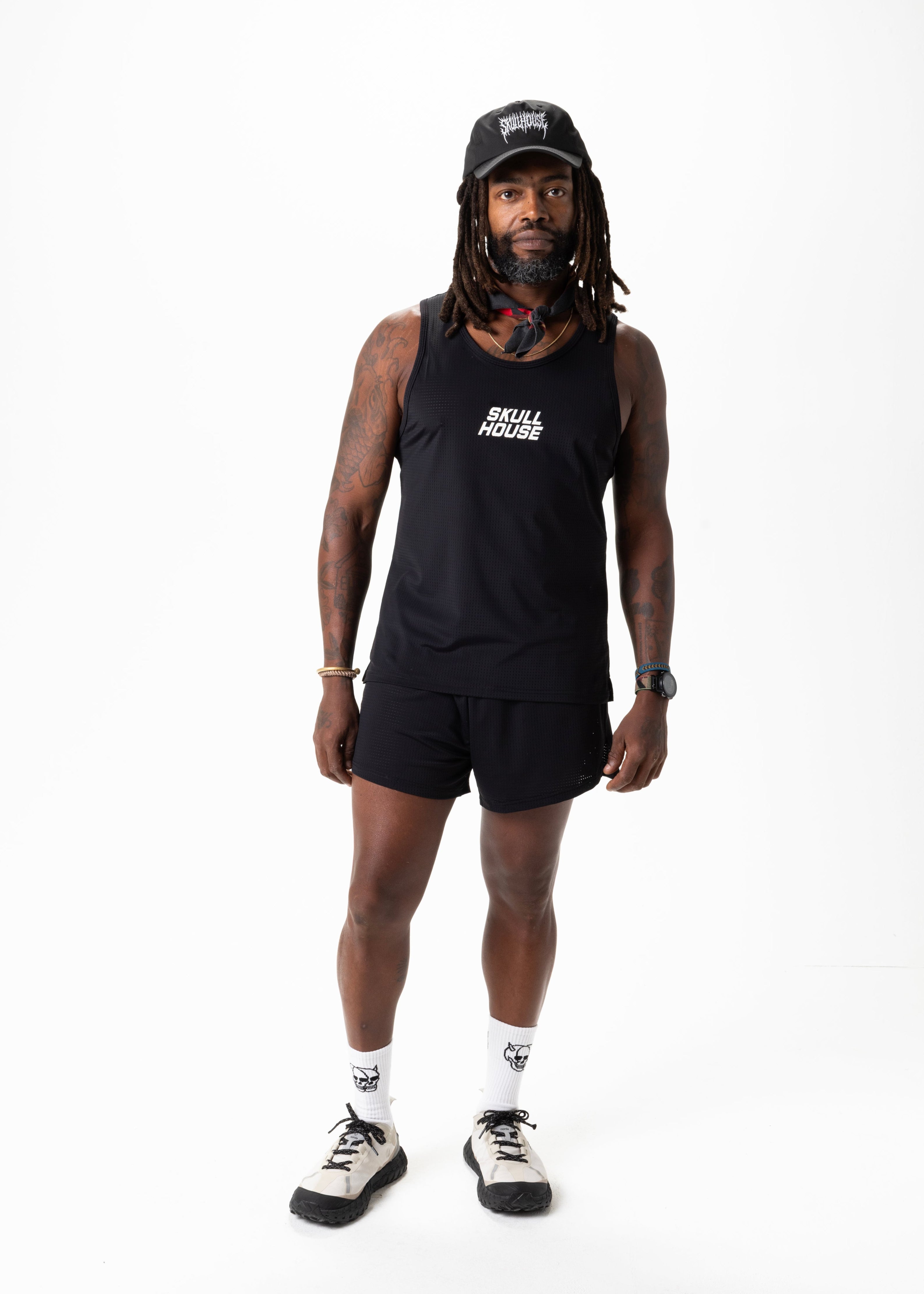 NORO PERFORMANCE SINGLET - BLACK