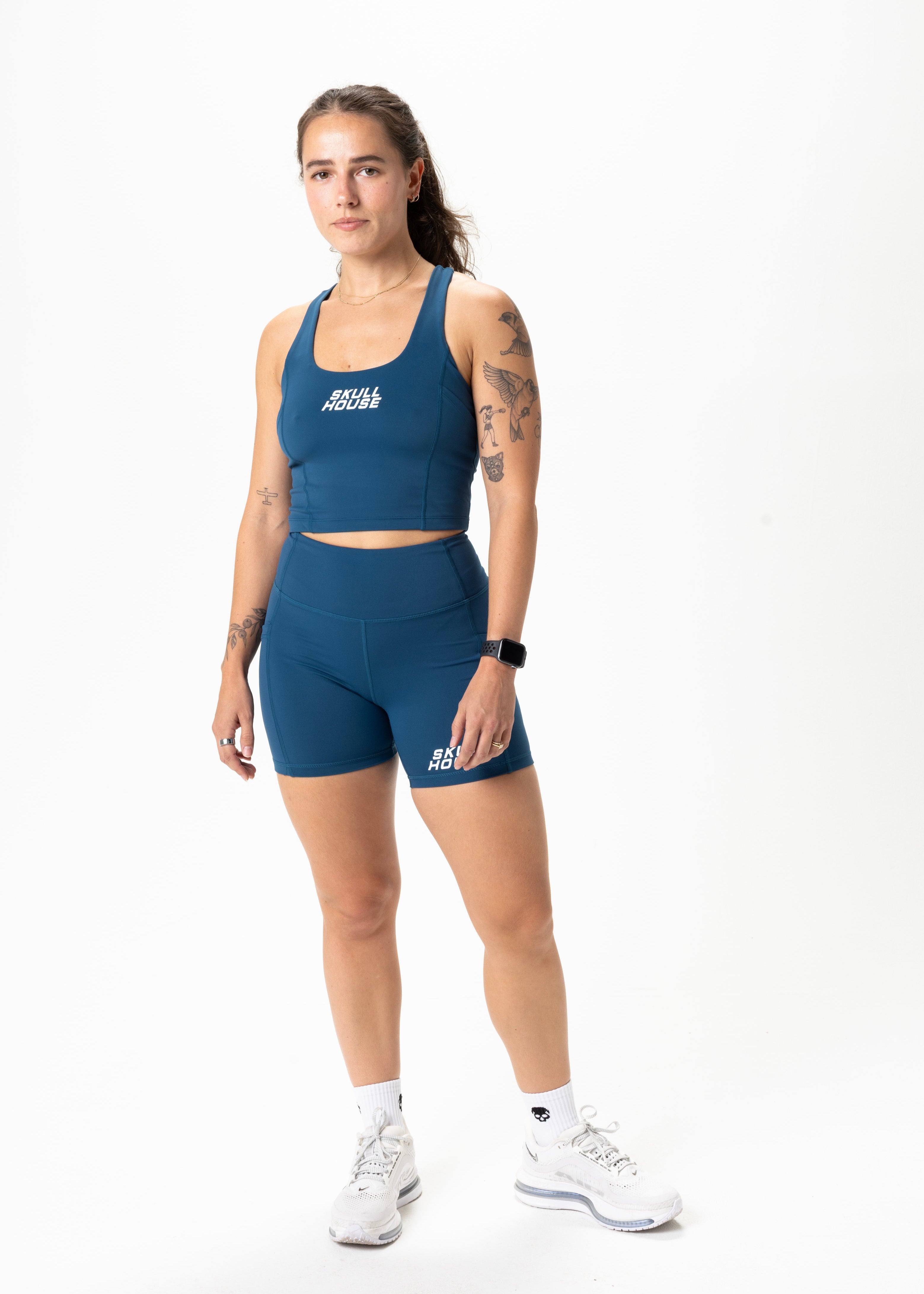 REBEL RACE CROP - NITRO BLUE