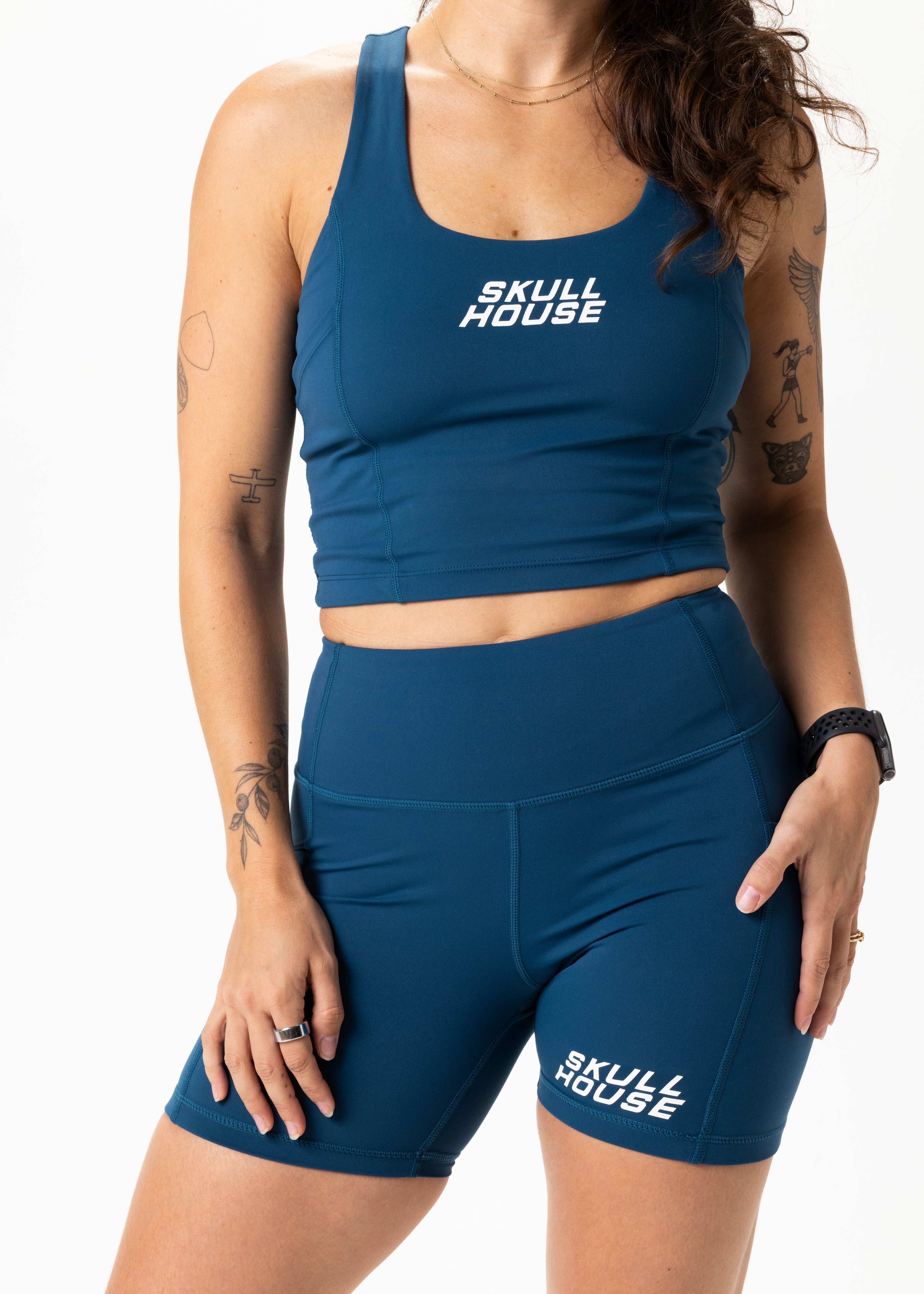 REBEL RACE CROP - NITRO BLUE