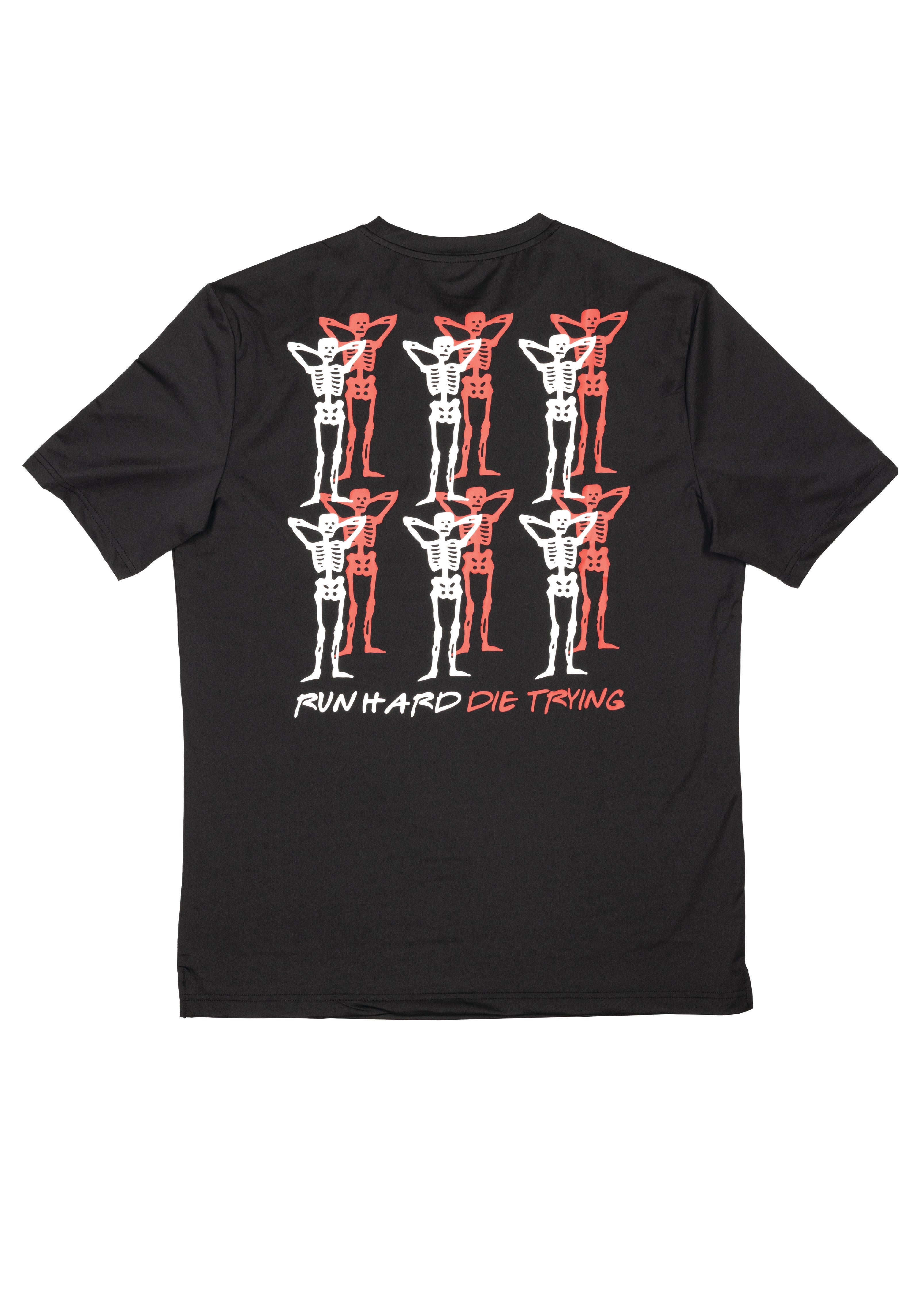 PACE PARTNERS RUN TEE, UNISEX - BLACK